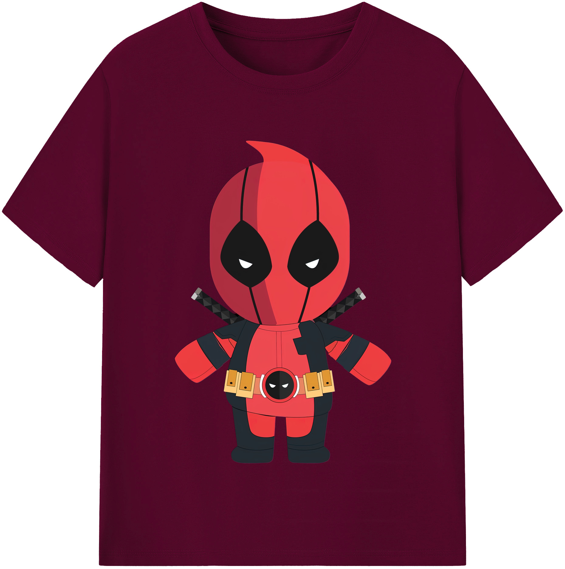（画像用） Deadpool デッドプール レディースカジュアルプリントTシャツ（綿100％）